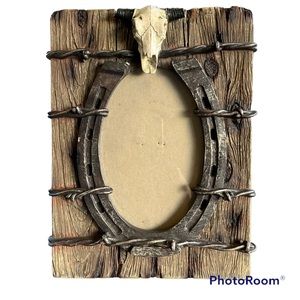 Longhorn Wooden Picture Frame 4X6
